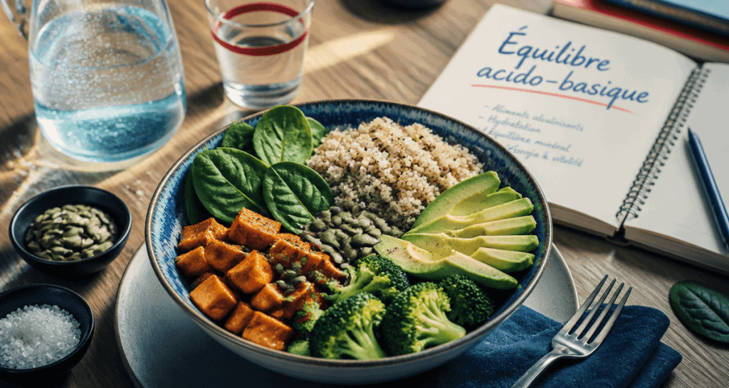 aliment acide ou basique sur table Buddha Bowl santé