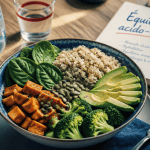 aliment acide ou basique sur table Buddha Bowl santé