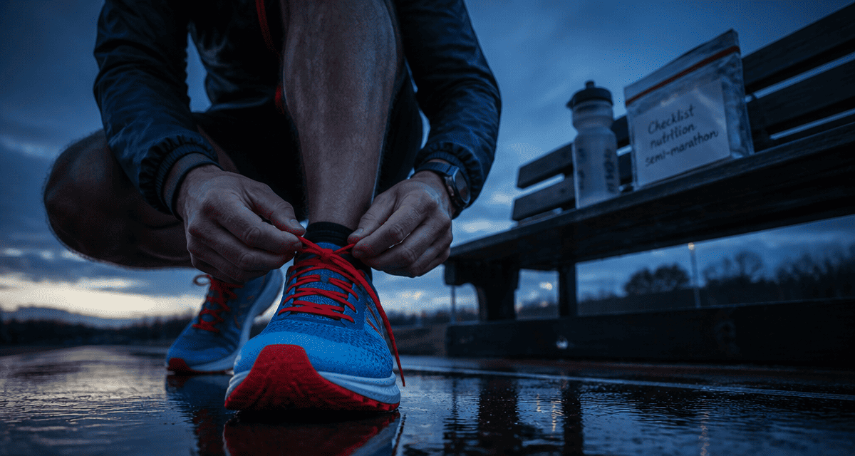 alimentation pour un semi marathon checklist nutrition