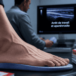 Aponévrosite plantaire durée arrêt de travail pied semelle médecin