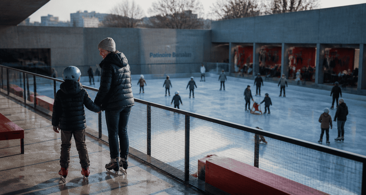 avis sur patinoire baraban enfant patinettes rouges lyon