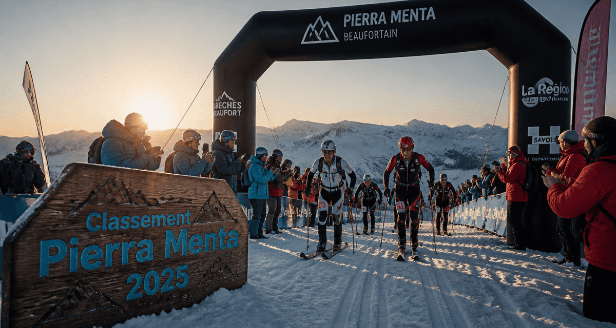 Classement Pierra Menta 2025 arrivée équipes