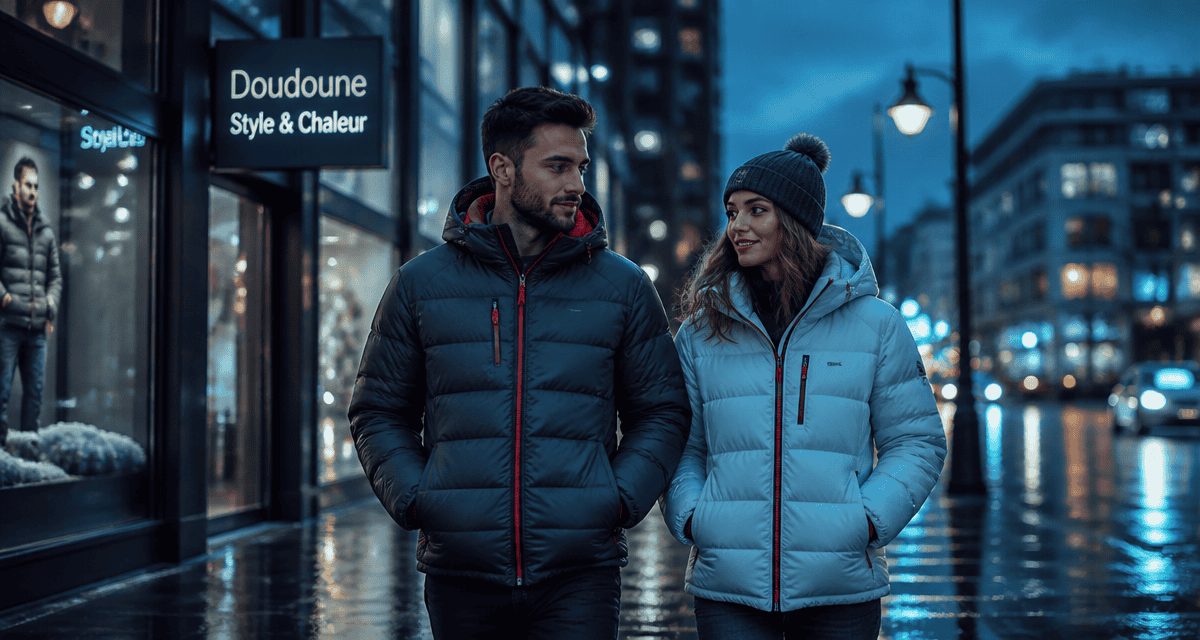 doudoune veste homme femme style urbain hiver