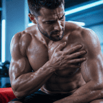 douleur grand pectoral homme sportif