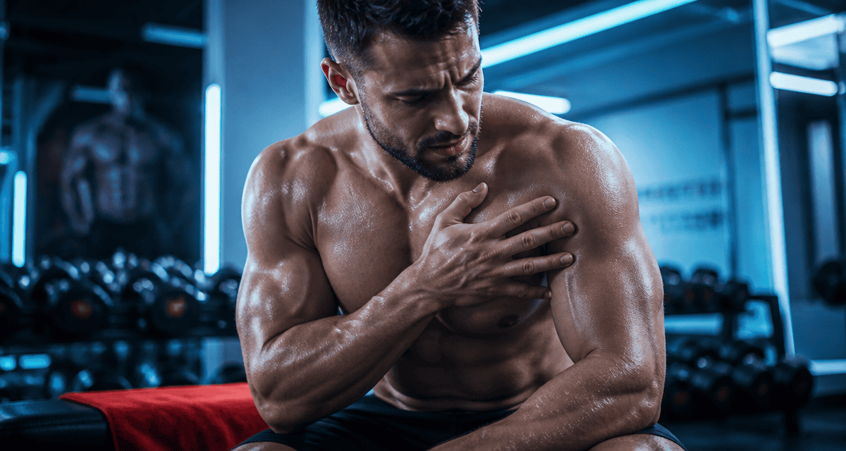 douleur grand pectoral homme sportif