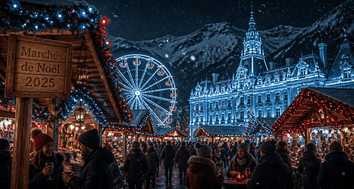 marché de noël rhône-alpes 2025 chalets grande roue