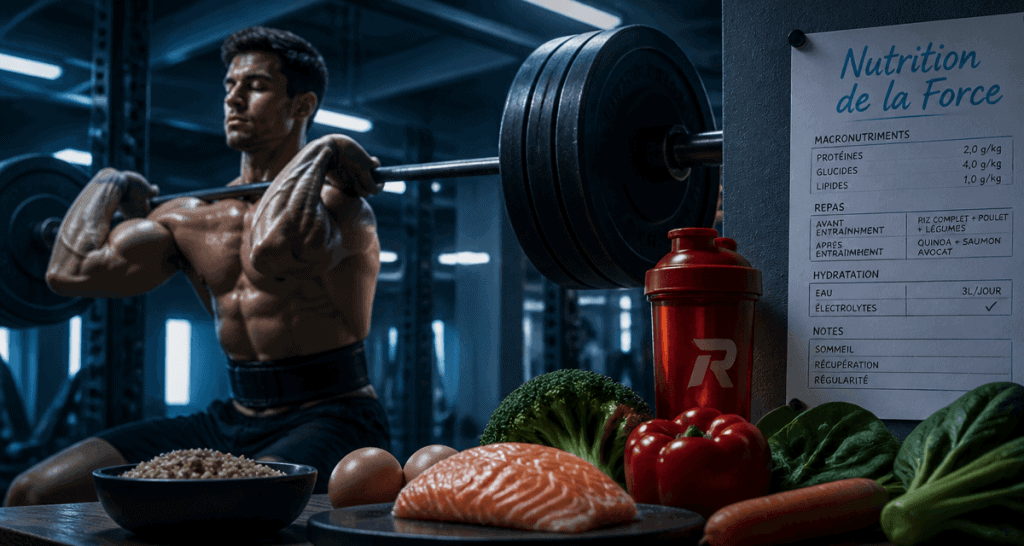 nutrition de la force en salle, aliments et musculation