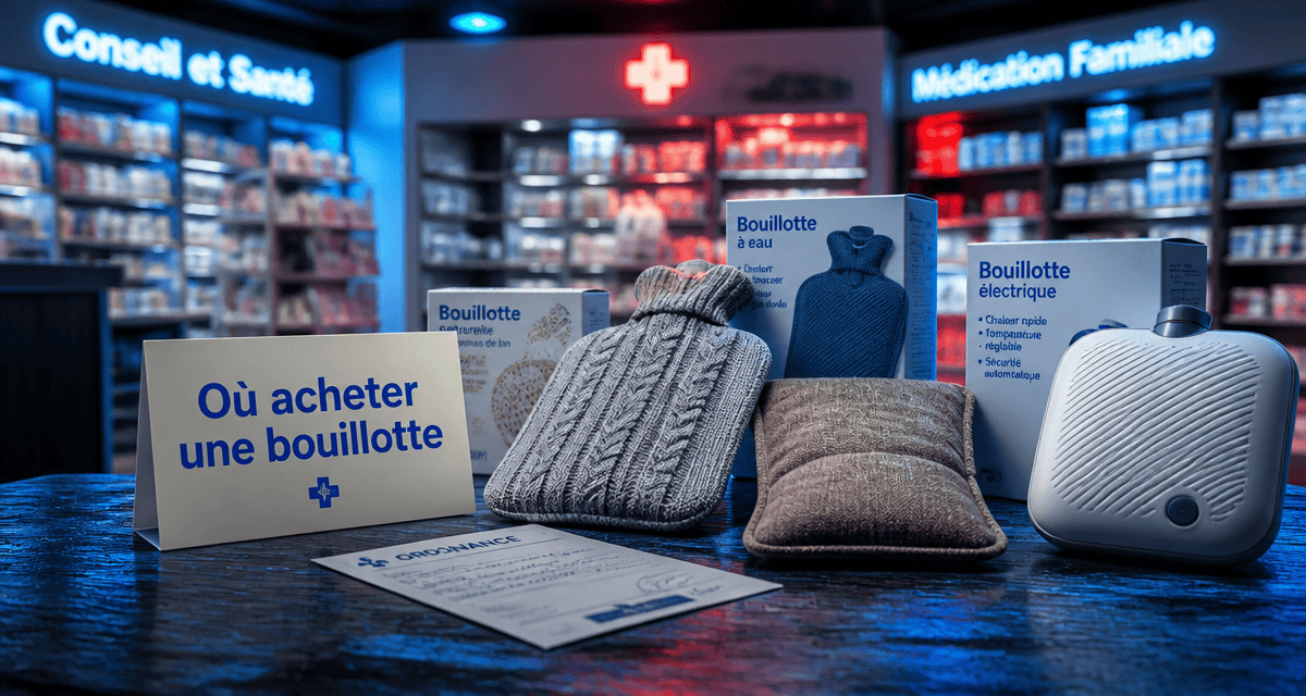 ou acheter une bouillotte différents modèles sur table