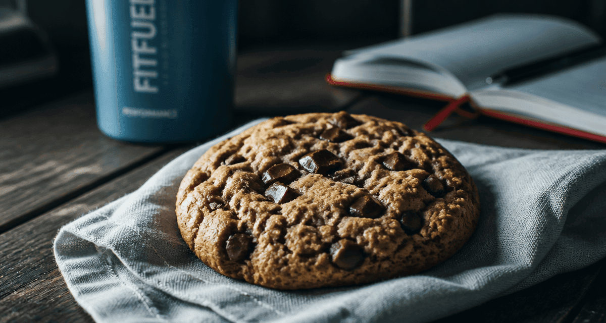 Protein cookie moelleux avec pépites de chocolat