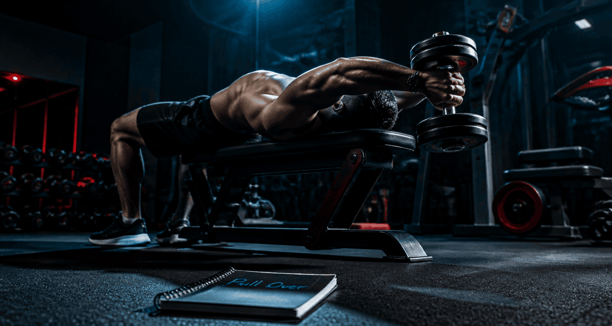 pull over exercice sur banc musculation