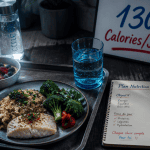 Plateau repas sain 1300 calories par jour