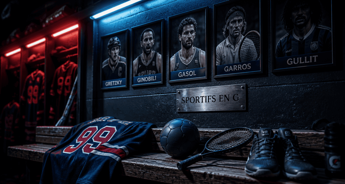 Sportif en G vestiaire et équipements
