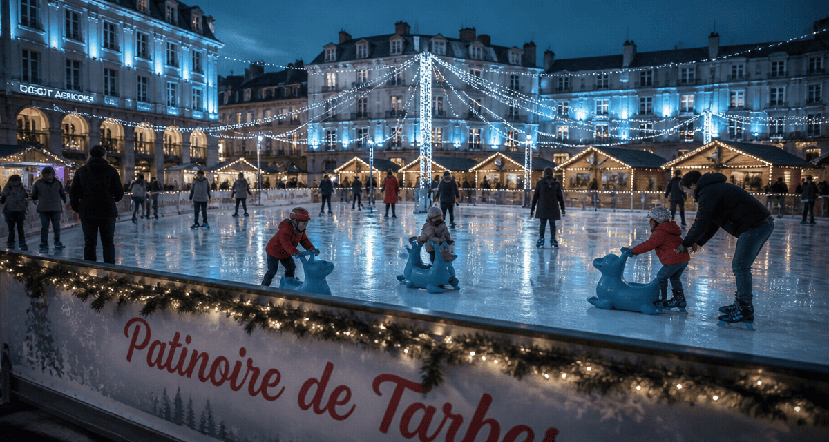 tarbes patinoire enfants sur glace place jean jaurès