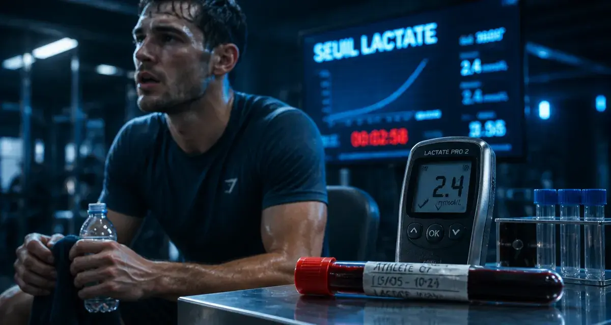 Acide lactique et sport : lactate et seuil lactate en salle