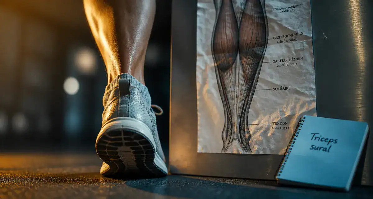 Anatomie muscle du mollet : triceps sural, gastrocnémiens et tendon d’Achille