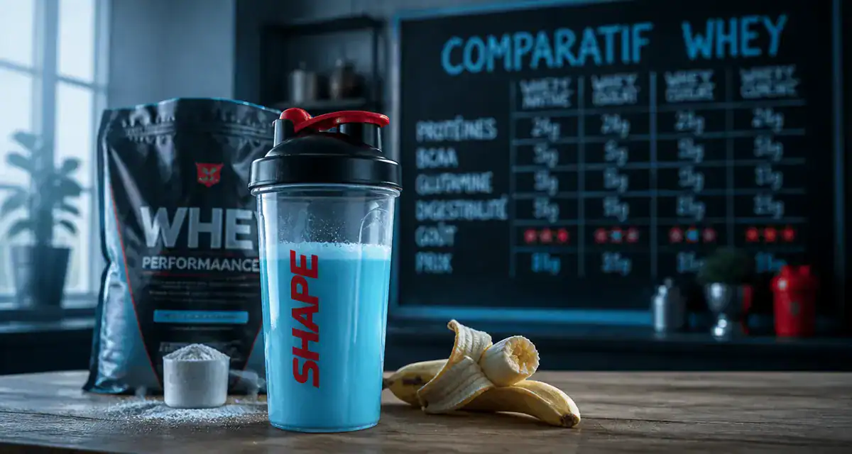 avis sur la whey shaker smoothie comparatif