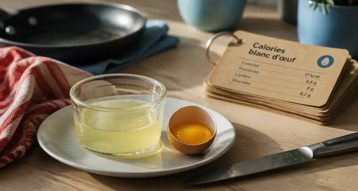 Calories blanc d oeuf : 17 kcal par blanc