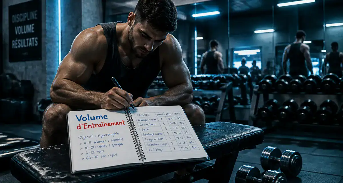 Combien de serie par muscle par semaine carnet musculation