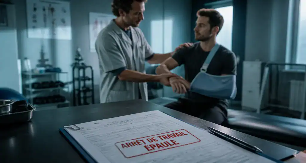 conflit sous acromial arrêt de travail combien de temps rééducation épaule