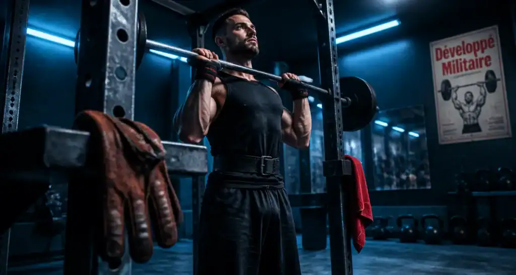 Developpe militaire : muscles sollicités et protection du dos