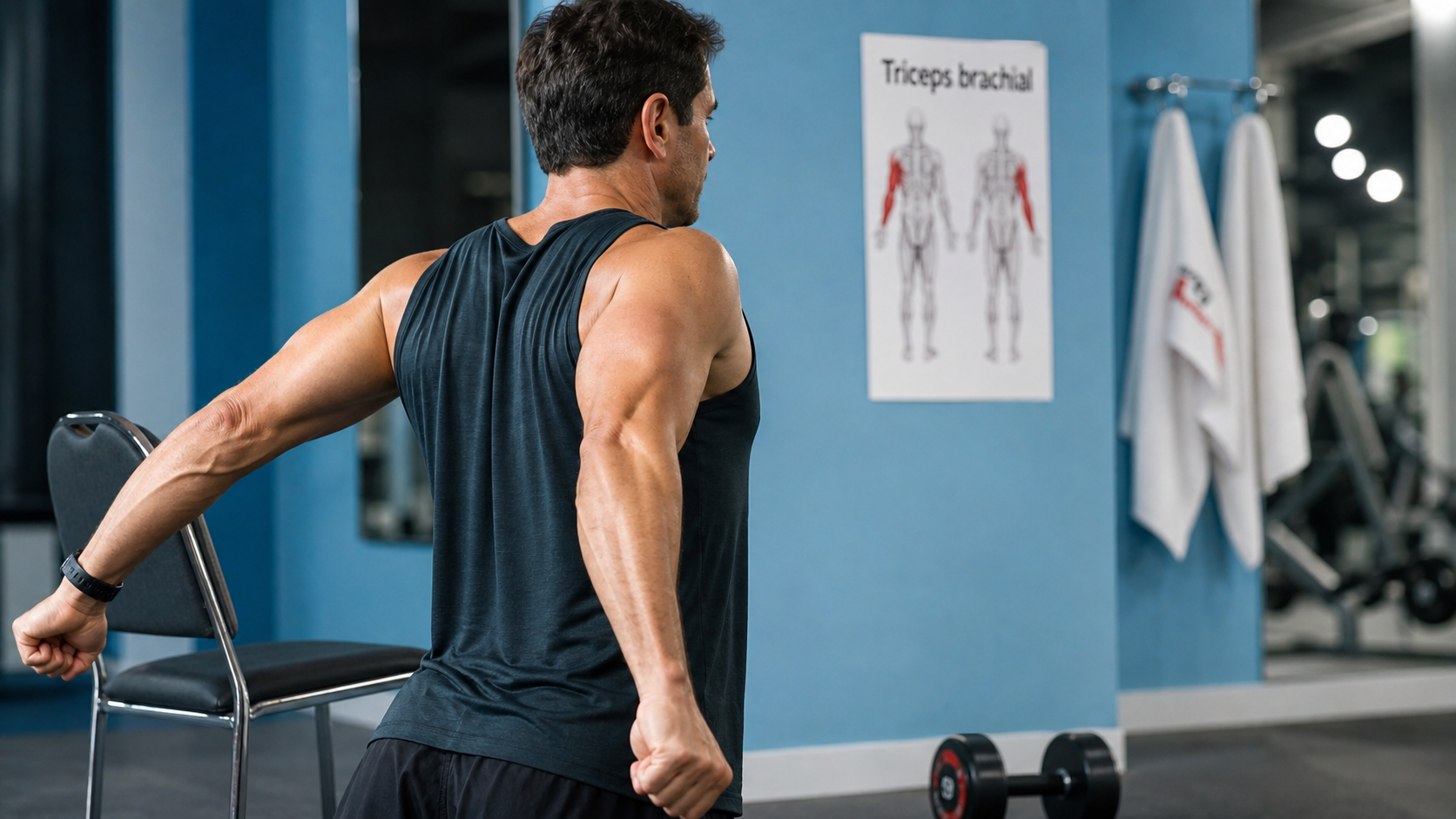 Exercices pour muscle sous les bras : triceps et effet chauve-souris