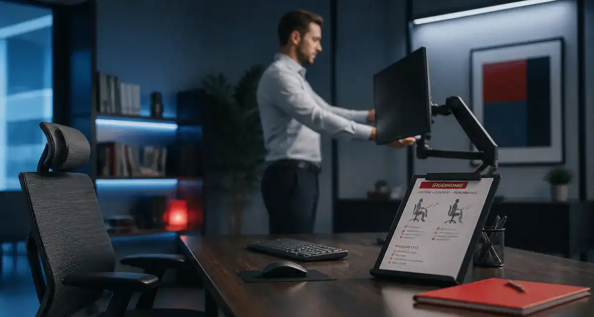 Uncodiscarthrose et travail : bureau ergonomique, douleurs cervicales