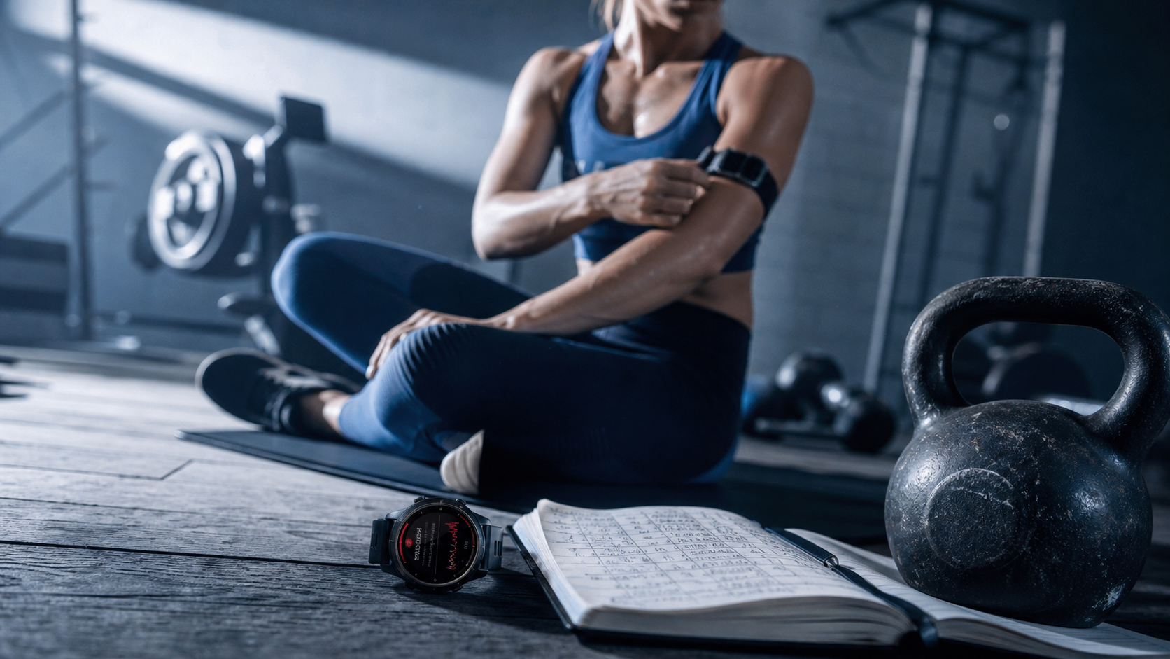 Maigrir par le sport programme : femme cardio sur tapis et suivi 300 minutes