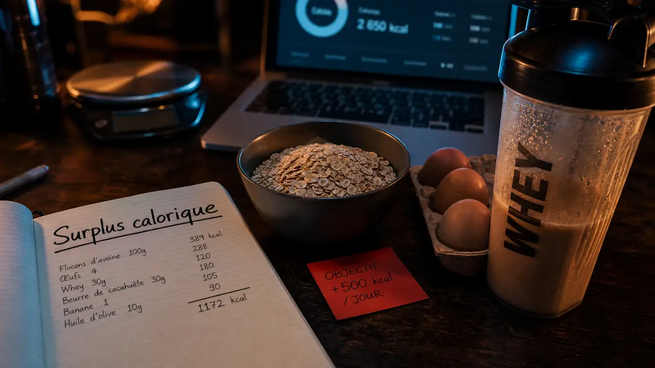 Alimentation prise de masse : surplus calorique, flocons d’avoine, œufs et whey