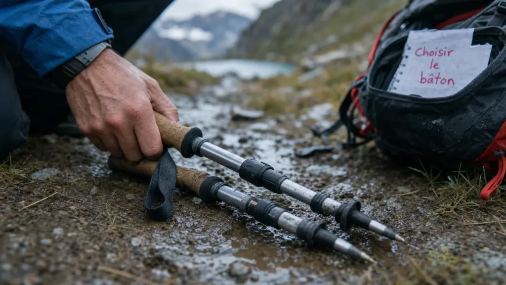 Aluminium, carbone ou pliable : quel bâton de randonnée choisir selon votre terrain ?