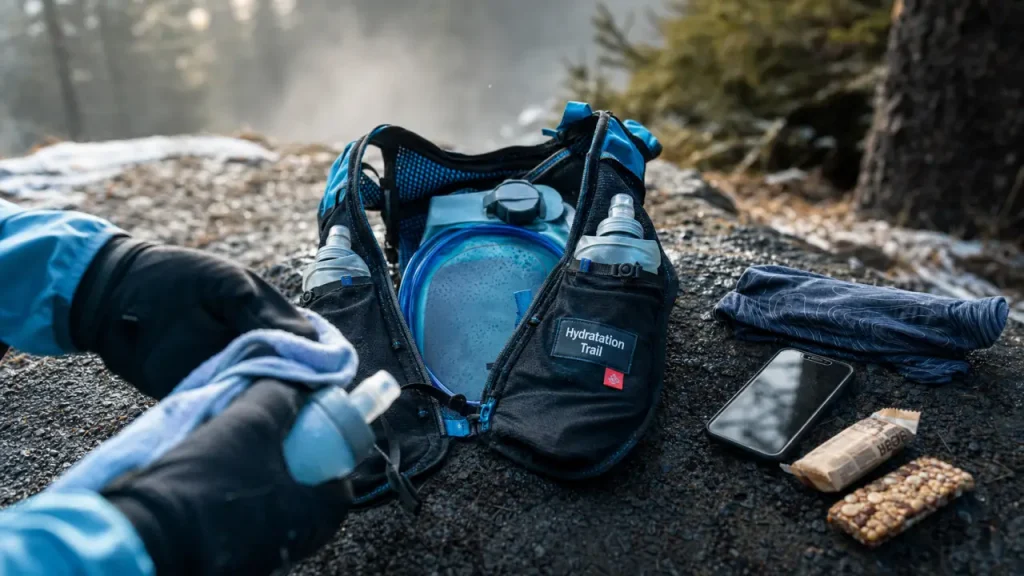 Gilet hydratation trail, running ou randonnée : le volume, le maintien et les poches à comparer avant d’acheter