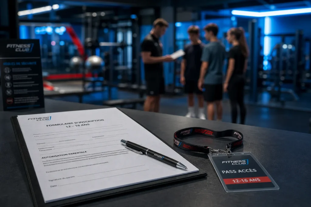 Salle de sport pour mineur de 12 ans : l’âge ne suffit pas, l’encadrement change tout