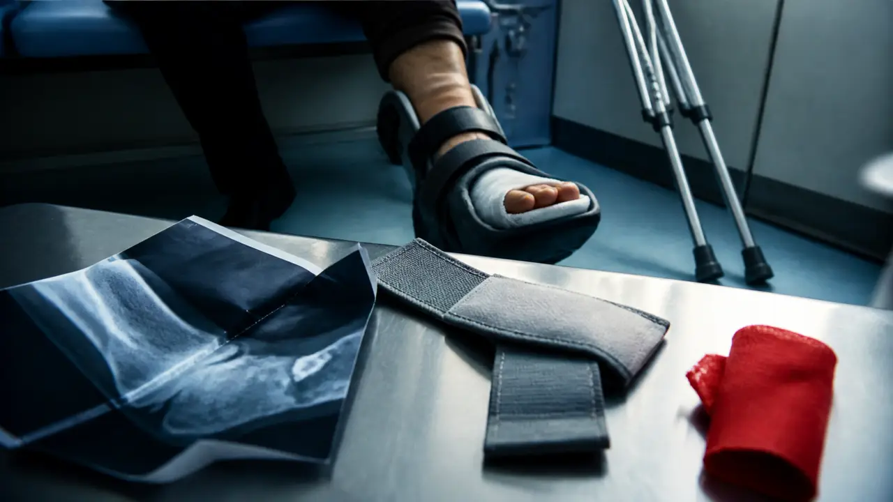 Arrachement osseux pied : combien de temps pour consolider et marcher