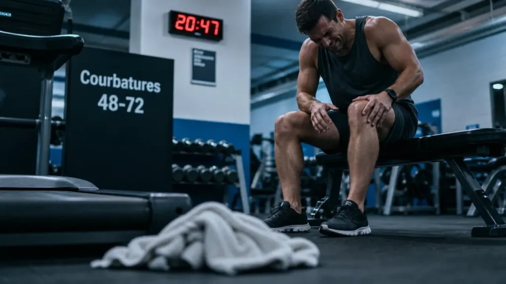 Courbatures après le sport : 24 à 48 heures d’apparition, 48 à 72 heures de pic et jusqu’à 7 jours de durée
