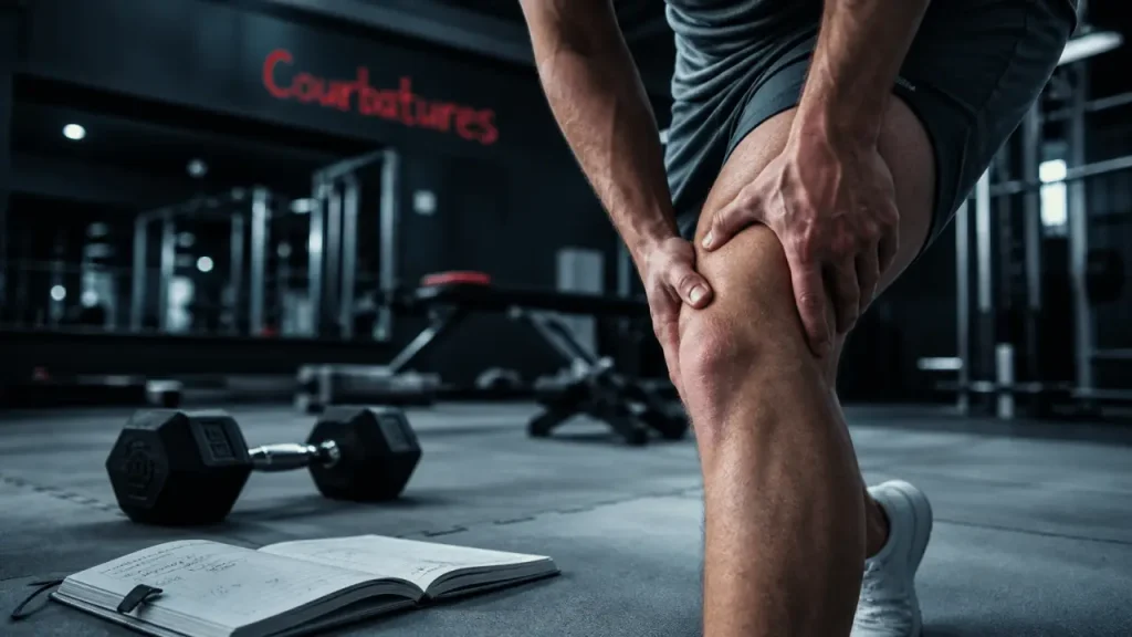 Courbatures en musculation : normales 24 à 72 heures, ou blessure si la douleur persiste ?