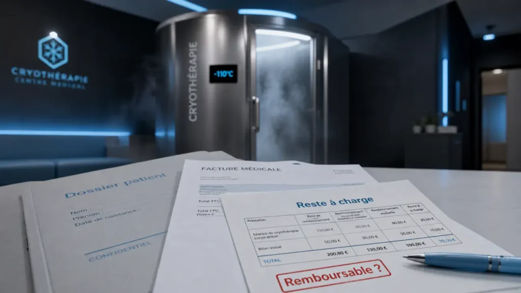Cryothérapie remboursée par la mutuelle : ce qui est possible, ce qui est exclu et ce qui reste à charge