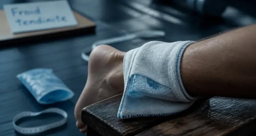 Froid en phase aiguë, chaleur plus tard : comment calmer une tendinite sans se tromper