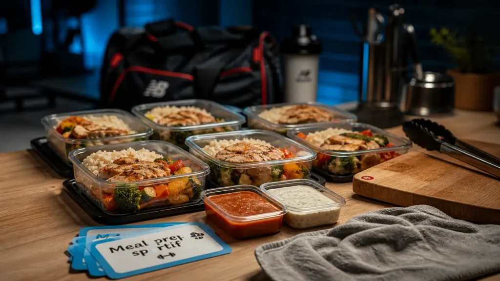 Meal prep sportif : deux sessions pour des portions prêtes et moins de grignotage