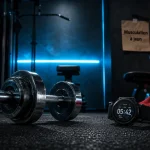 Musculation a jeun en salle : haltère et repères matin