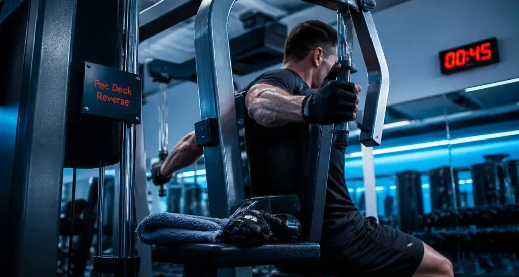 Pec deck inversé : 3 erreurs techniques qui bloquent votre progression
