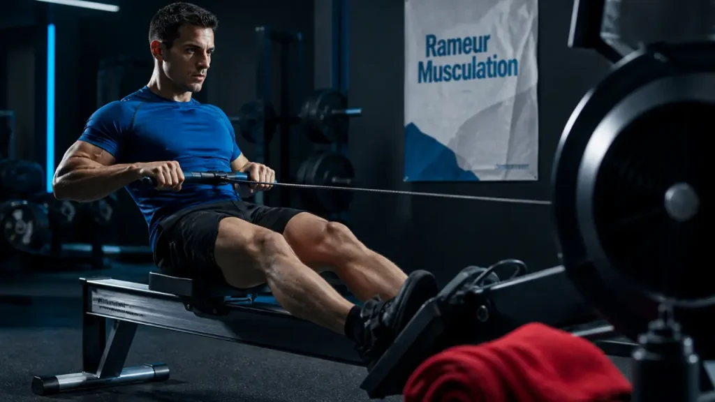 Rameur musculation : pourquoi 16 coups par minute et une résistance à 8/10 changent la séance