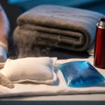 Thermothérapie : compresse chaude et poche de gel froid