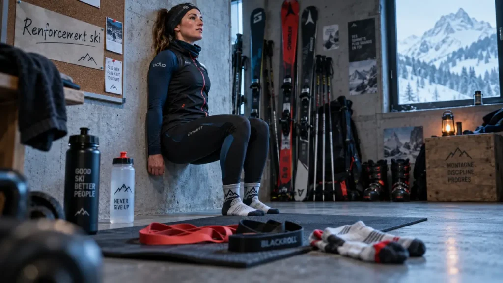 Ski : 6 mouvements pour garder des cuisses solides jusqu’à la dernière piste