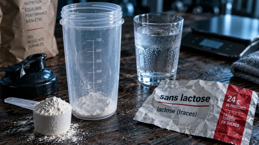 Whey protein sans lactose : l’étiquette distingue le vrai « sans lactose » du « low lactose »
