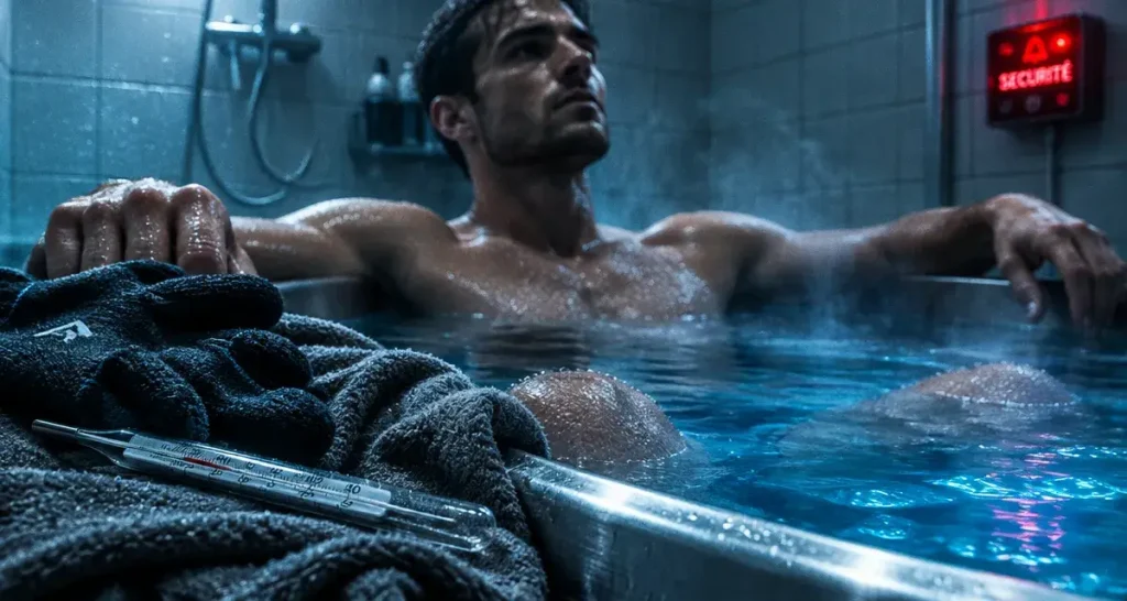 Bain froid : bienfaits réels, récupération ressentie et limites à connaître avant de plonger