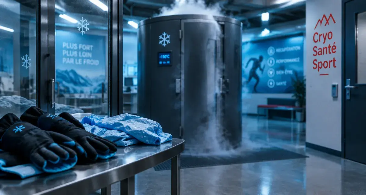 Cryo santé sport : cabine de cryothérapie à -110 °C à Mont-Saint-Aignan