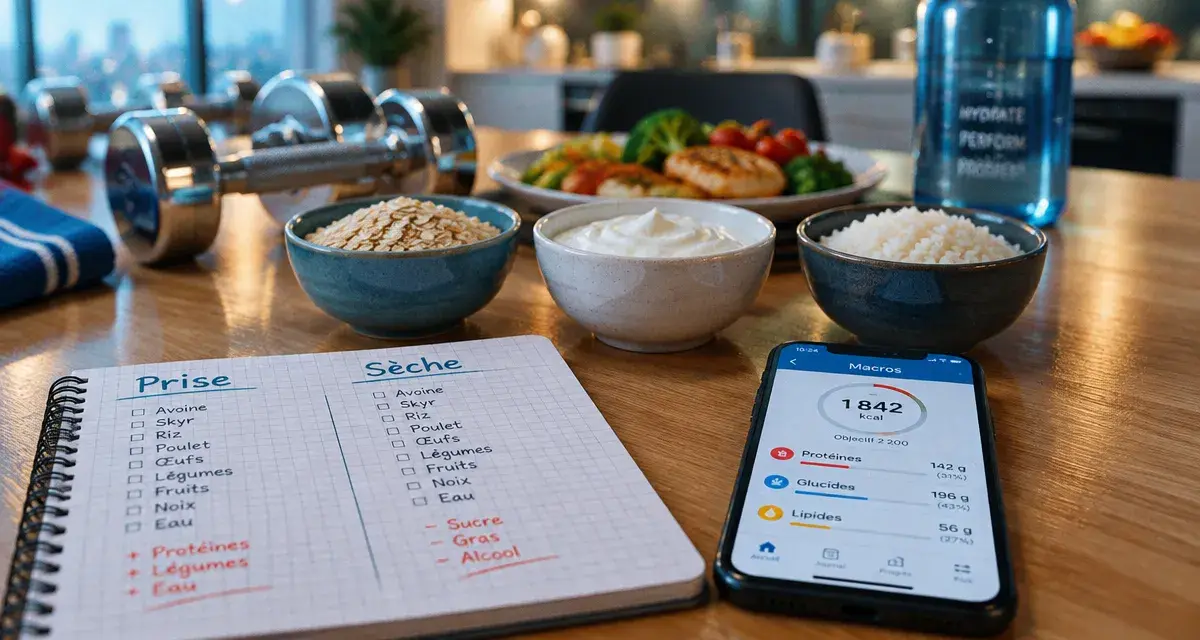 Programme alimentaire musculation : prise de masse et sèche, macros et bols fitness