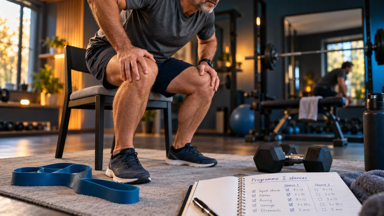 Programme de musculation pour homme de 50 ans pdf, 2 séances en salle